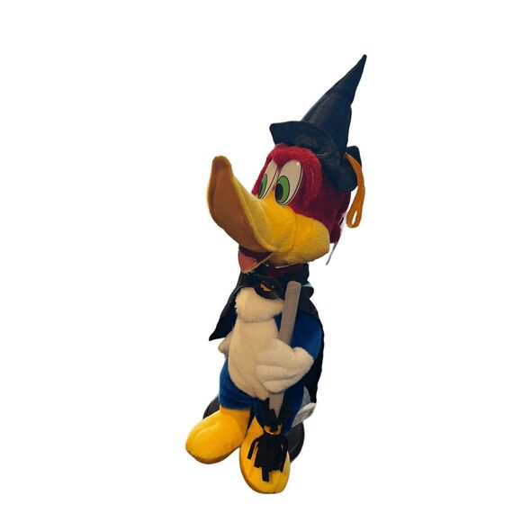VINTAGE Y2K WOODY WOODPECKER WITCH PLUSH - Picture 3 of 8